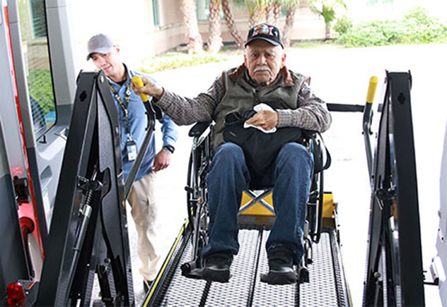 customized wheelchair van for veteran